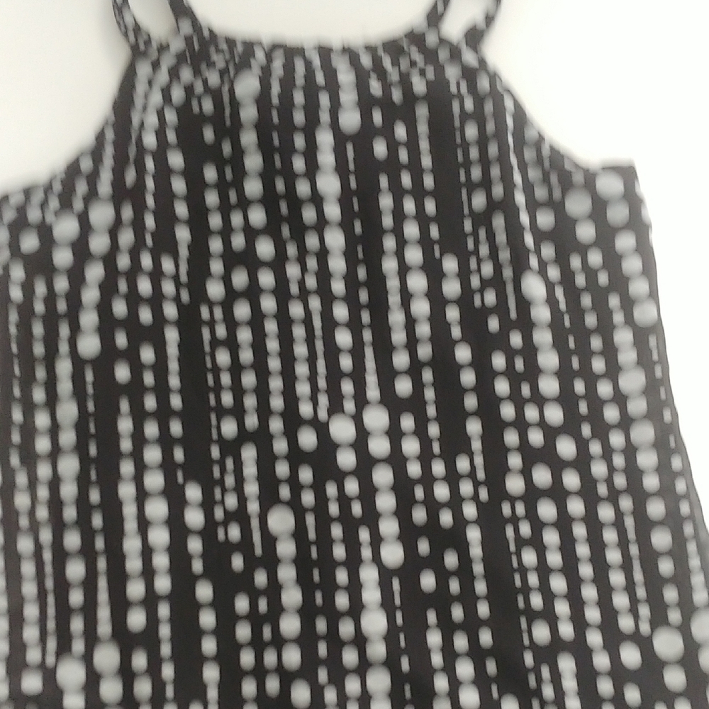 Black House White Market Polka Dot Women's Top Fully Lined - Picture 7 of 11
